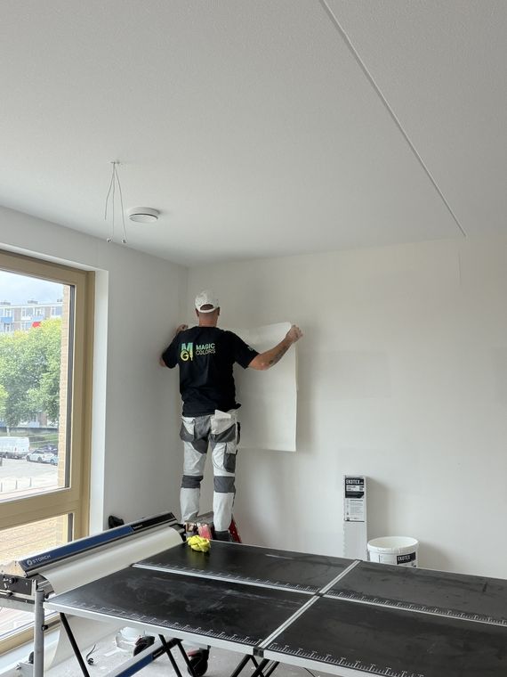 Plakken renostucbehang