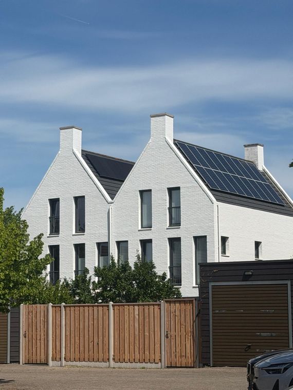Gevelrenovatie twee woningen